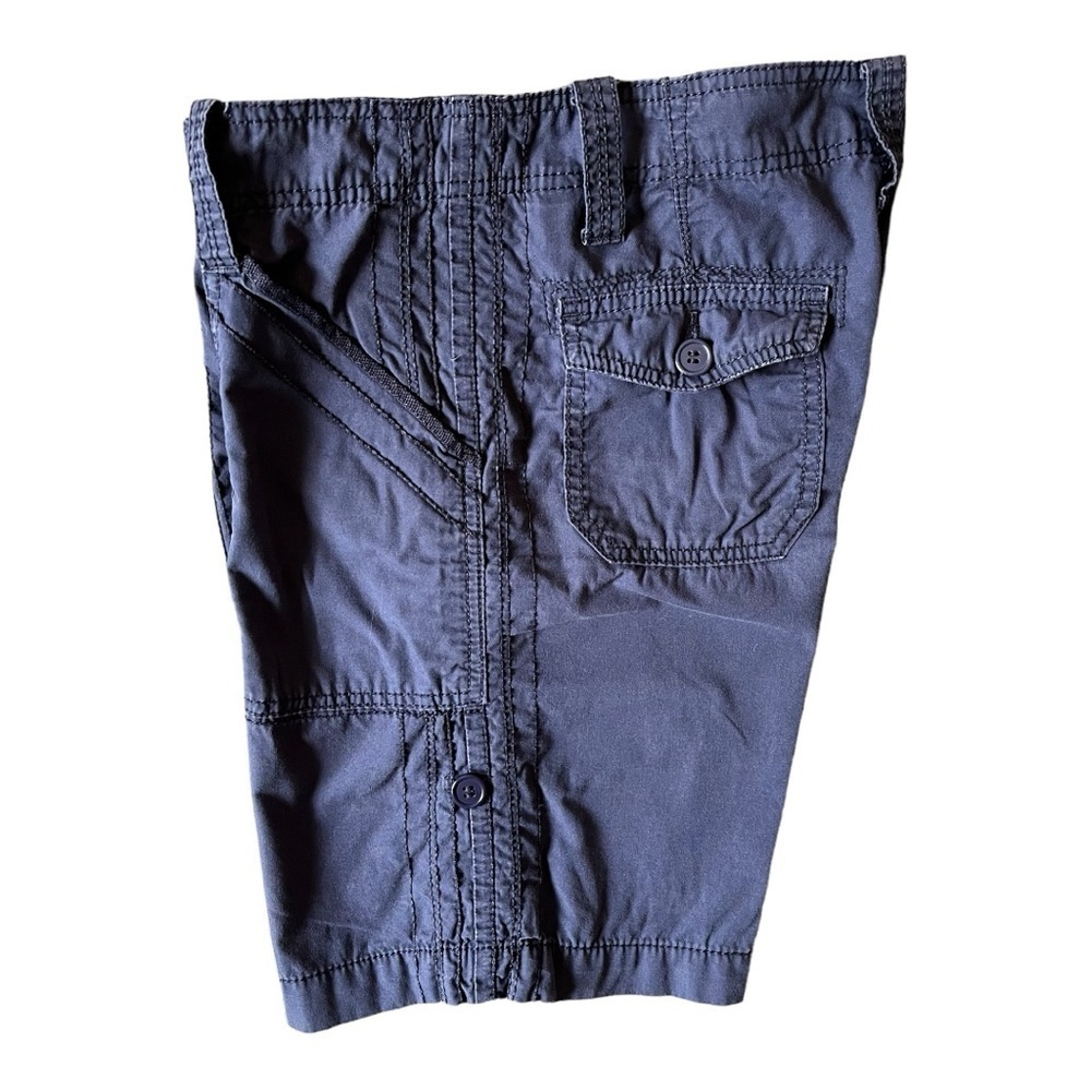 Marks & Spencer Women's Cotton Twill Navy Shorts Size 4 - Picture 2 of 10